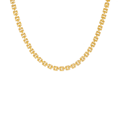 Leah Alexandra gold panther chain necklace