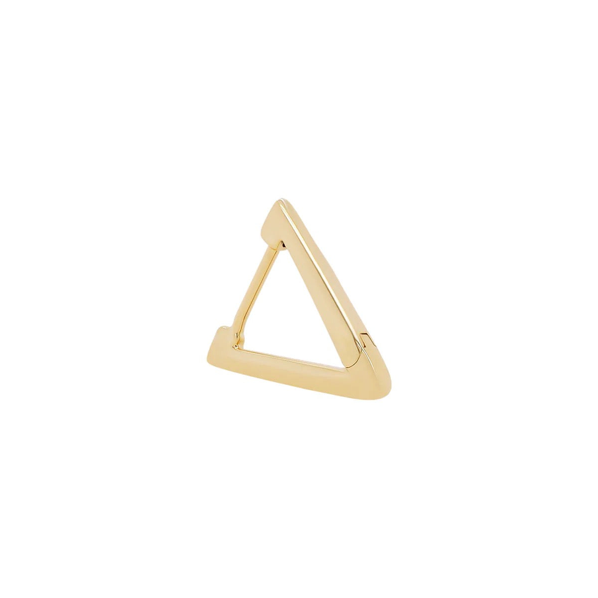 Porter Lyons Mini Gold Triangle Hoop - Single