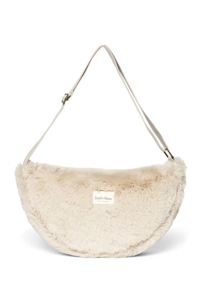 Faux Fur Fanny Pack - Neutral