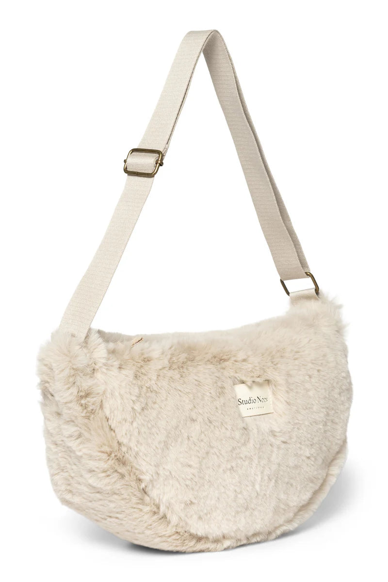 Faux Fur Fanny Pack - Neutral