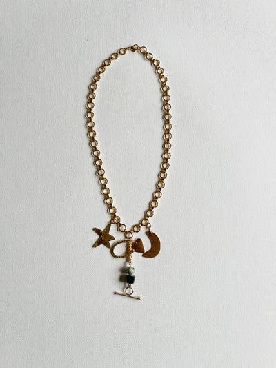 Iris Lucky Charm Necklace