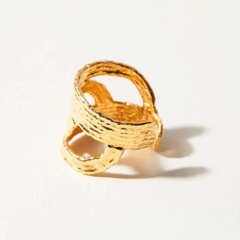 Waves Cuff Ring