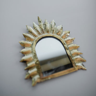 Brass Arc Temple Mirror