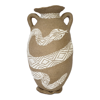 Serpent Greek Vessel Vase