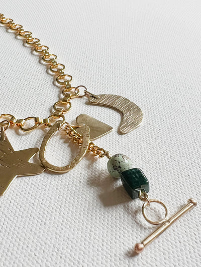 Iris Lucky Charm Necklace