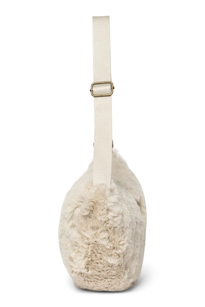 Faux Fur Fanny Pack - Neutral