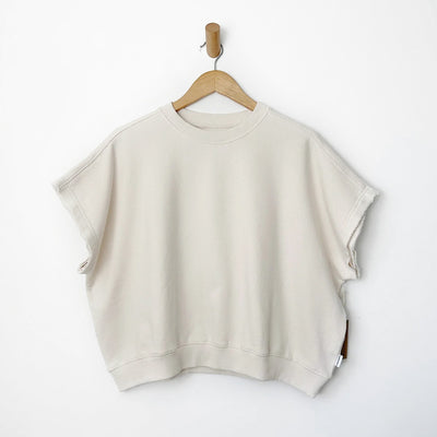 French Terry Sophie Top - Natural