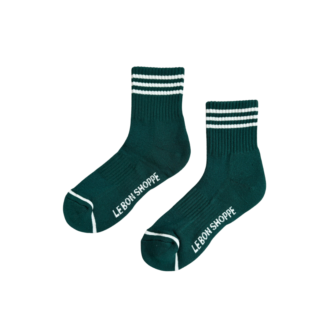 Girlfriend Socks - Hunter Green