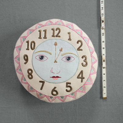 Clock Face Pillow