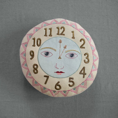 Clock Face Pillow