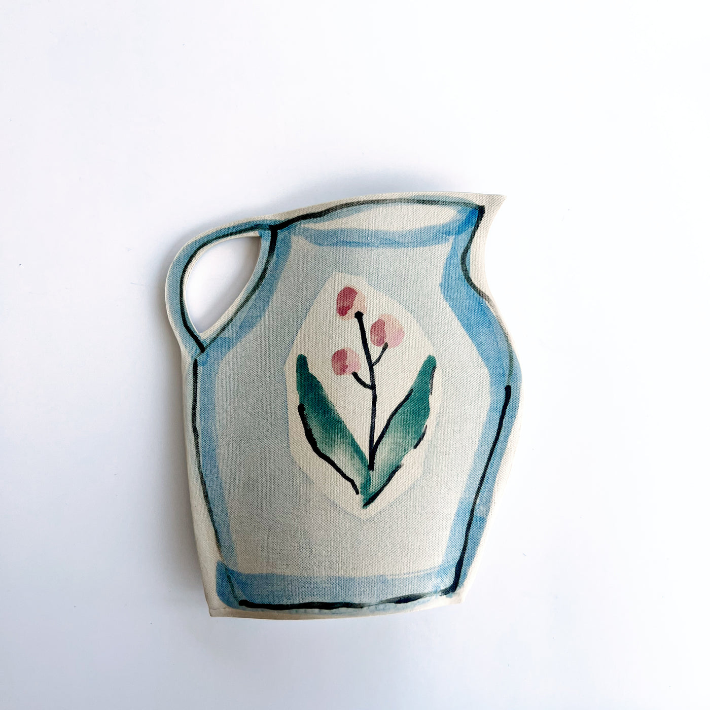 Alison Owen - Pitcher with Flower Sprig