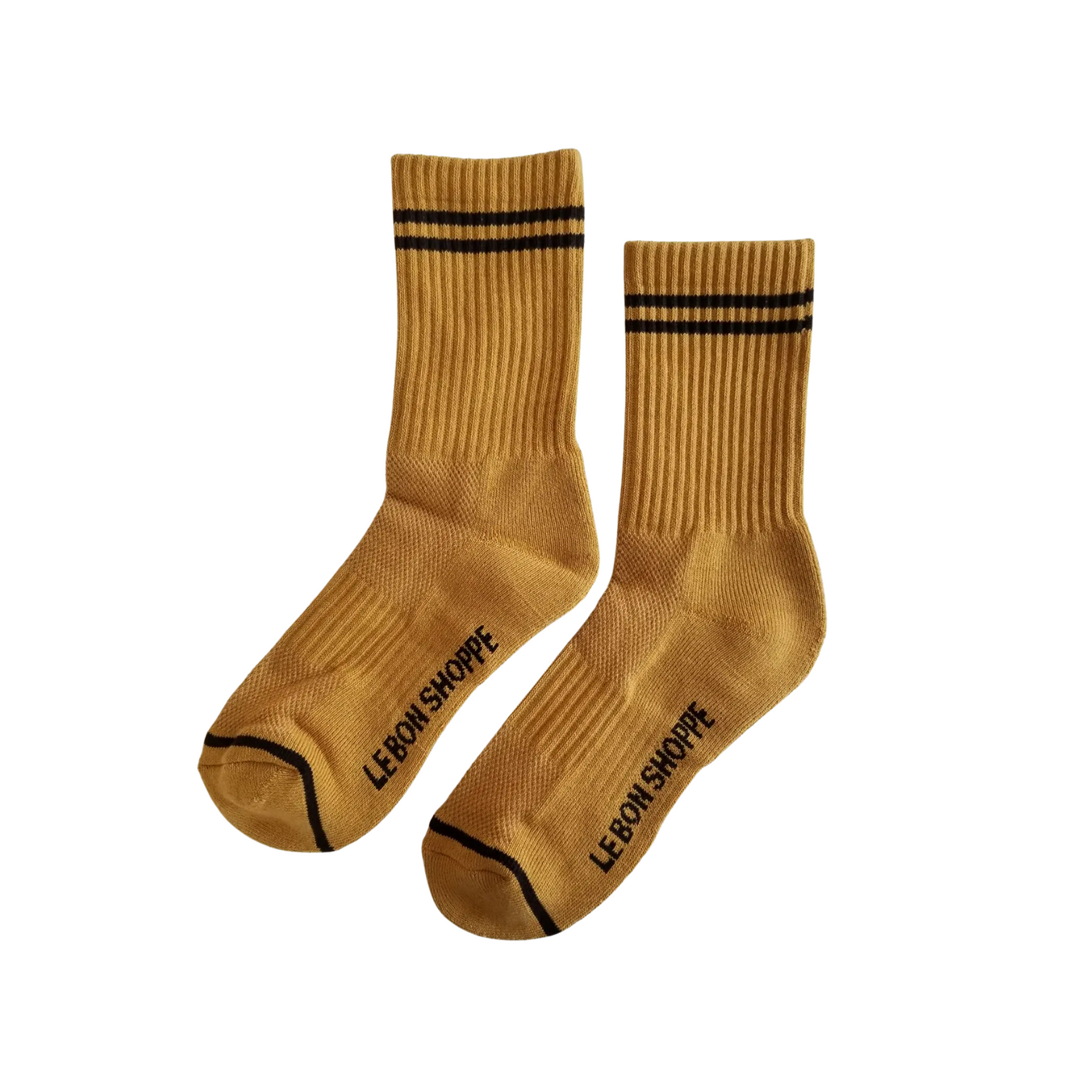 Boyfriend Socks – Biscotti by Le Bon Shoppe