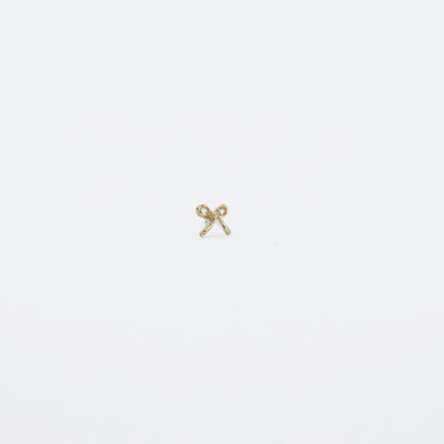 Tiny Bow Stud - Single