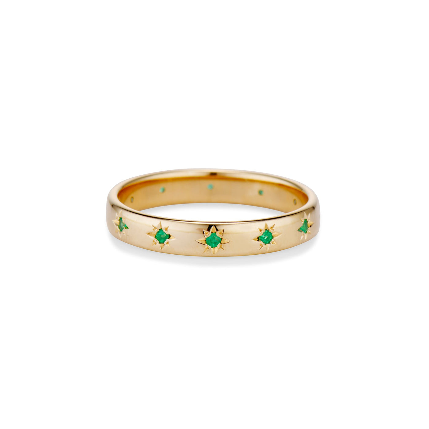 Celestial Eternity Emerald Ring