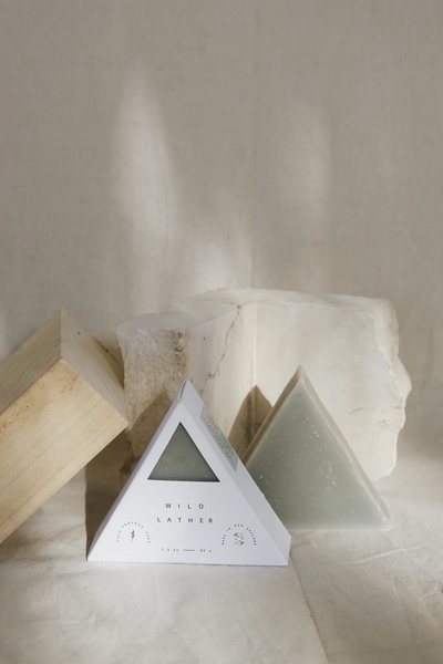 Byron Bay Triangle Soap - Soft Palo Santo + Green Mandarin