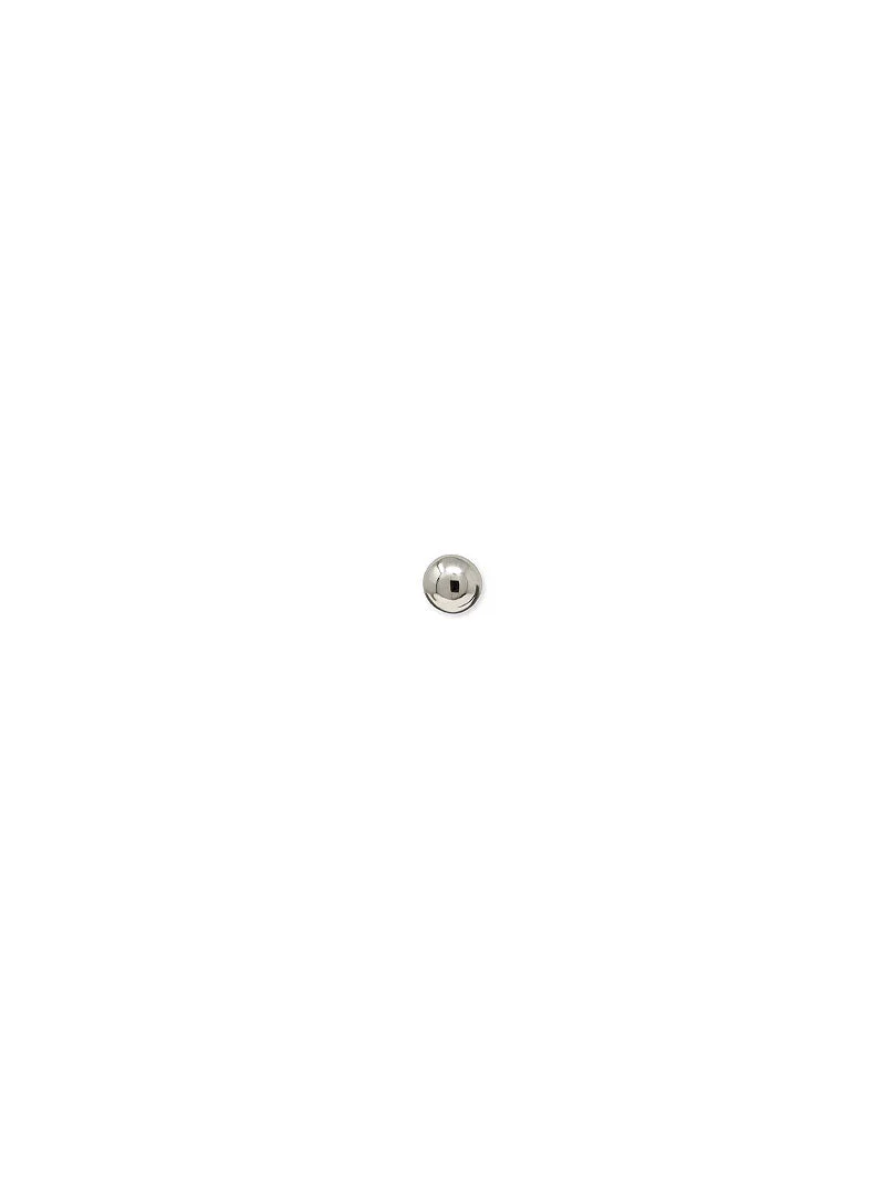 Mini 2mm Ball Stud - Single 14k White Gold Single Stud