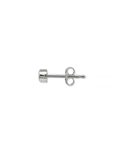 Cléo Round Single Stud - White Gold (Single)