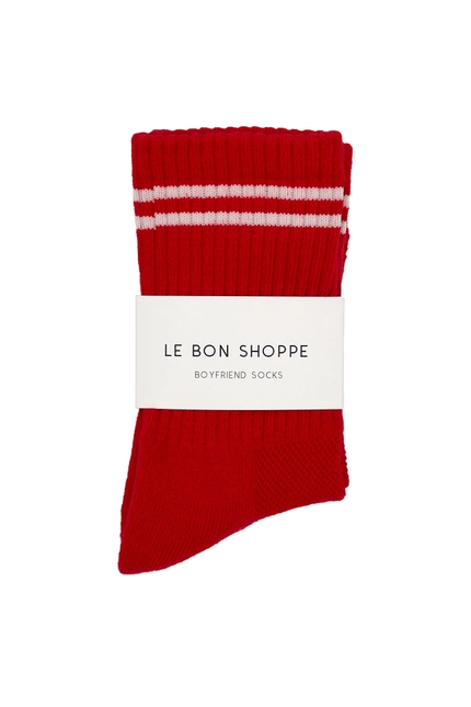 Boyfriend Socks - Red