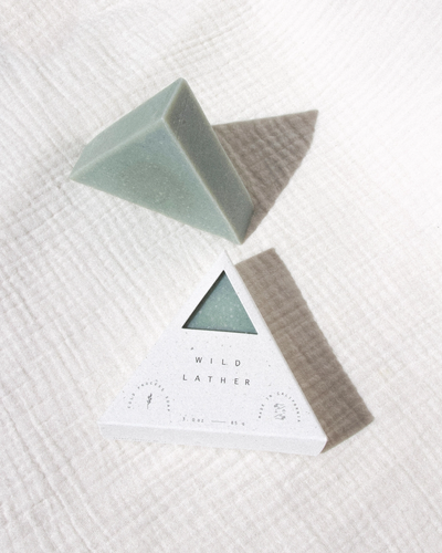 Byron Bay Triangle Soap - Soft Palo Santo + Green Mandarin