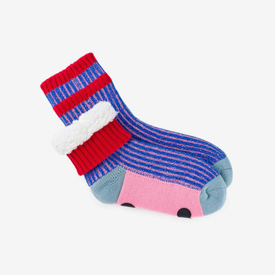 Cobalt Pink Gym House Socks