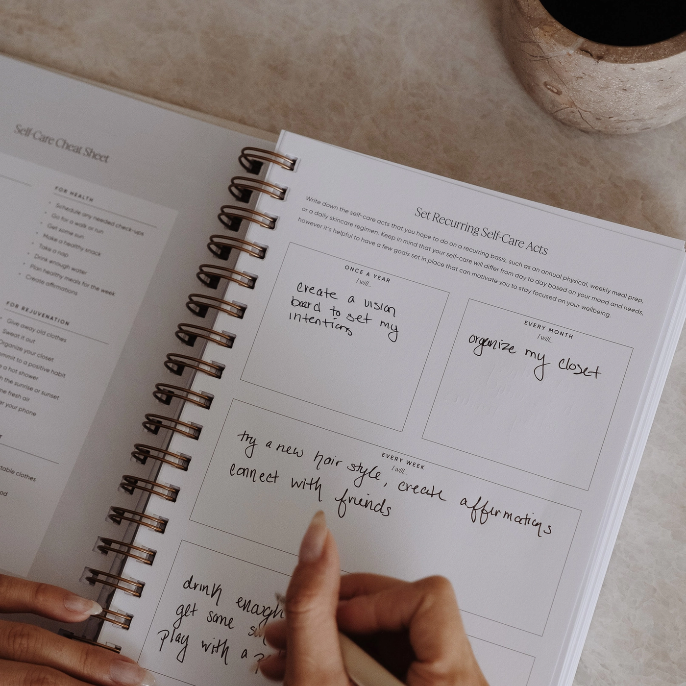 The Self Care Weekly Planner