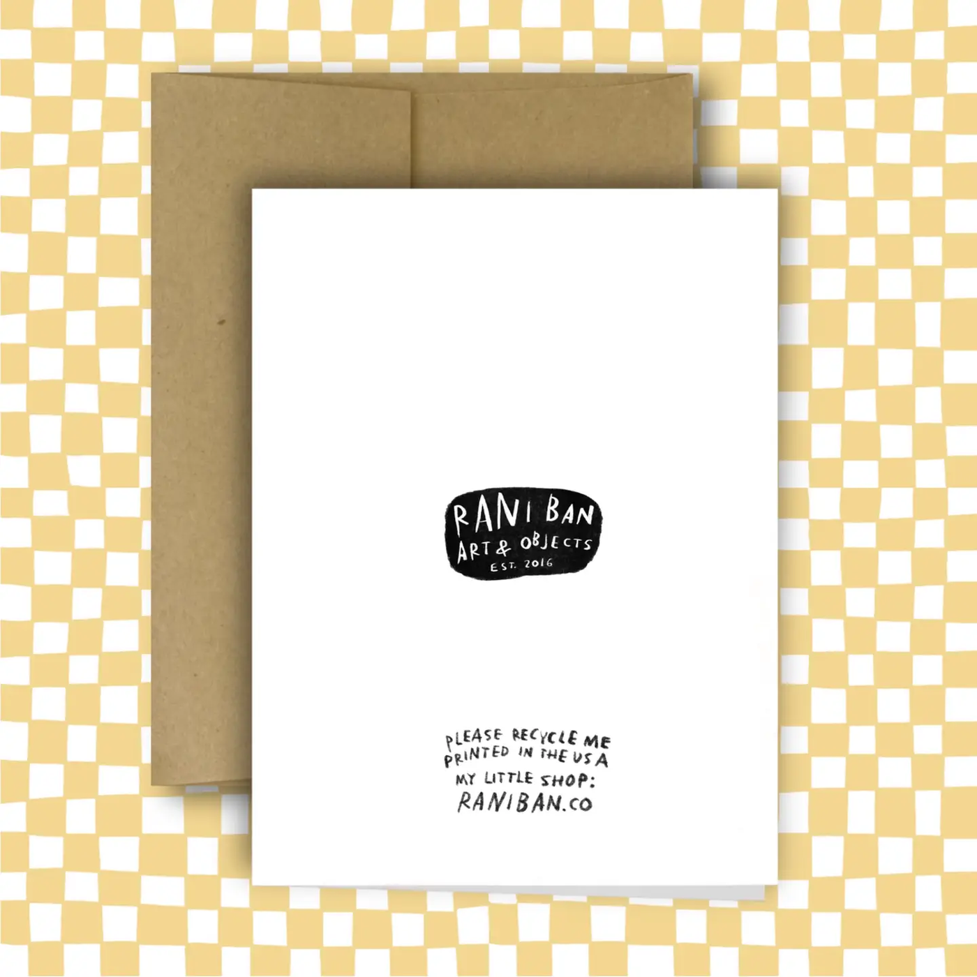 Weird Cat "You" Greeting Card