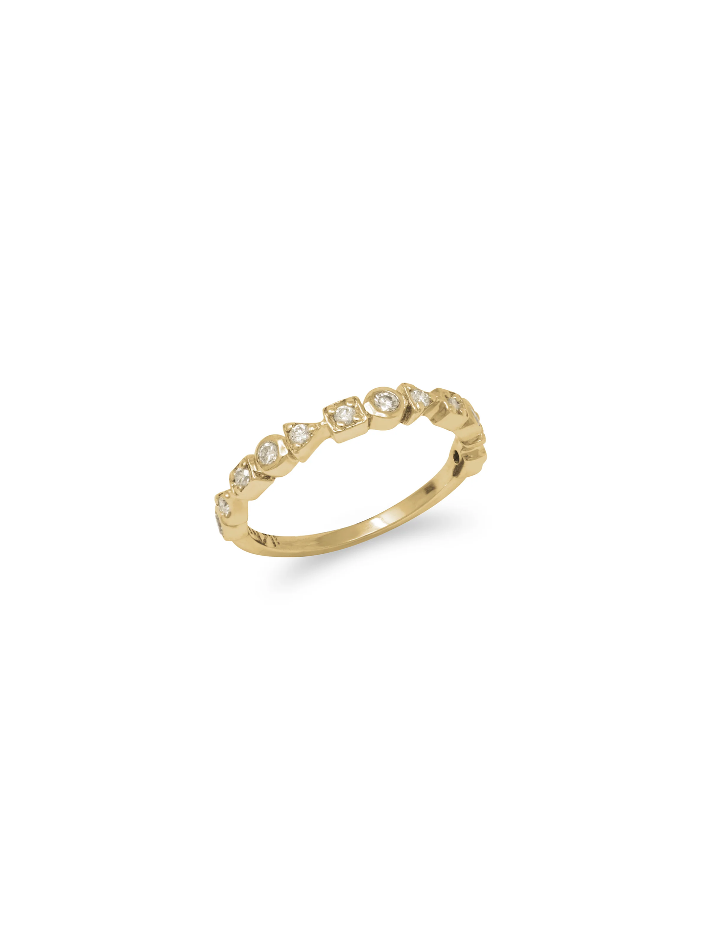 Cléo Geometric Stackable Ring - Size 7