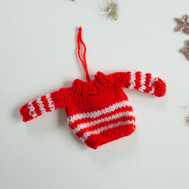 Holiday Knit Sweater Ornament