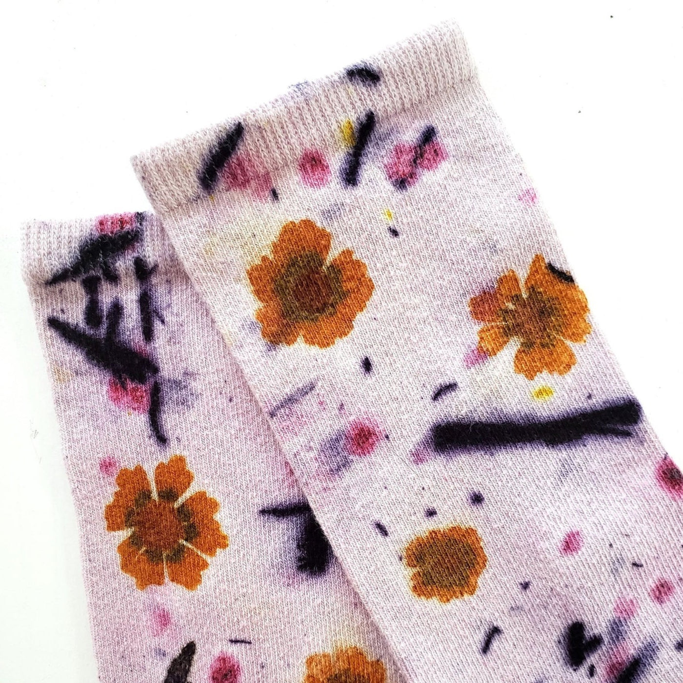 Flower Power Cotton Crew Socks
