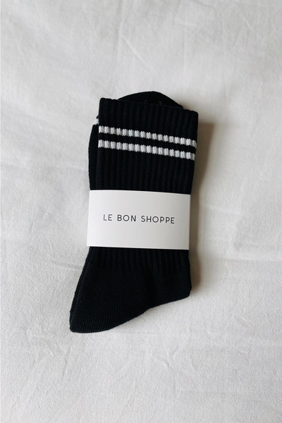 Boyfriend Socks- Noir