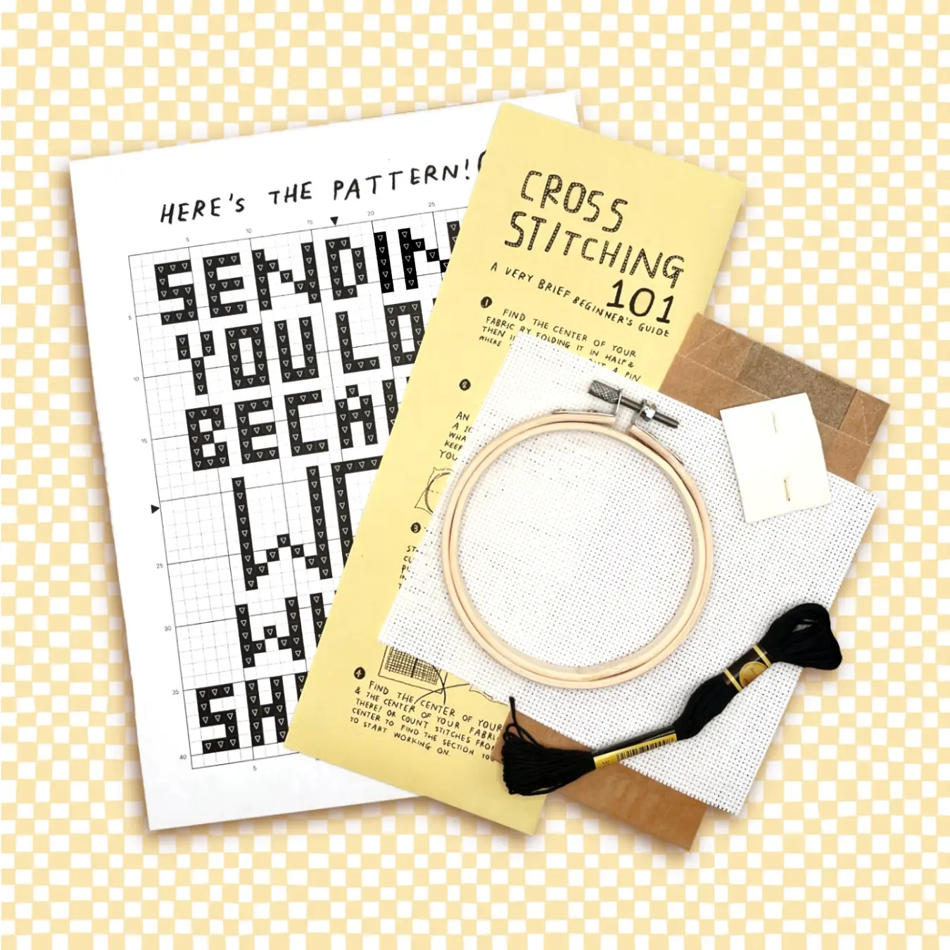 What A Shit Show - Small Diy Cross Stitch Kit