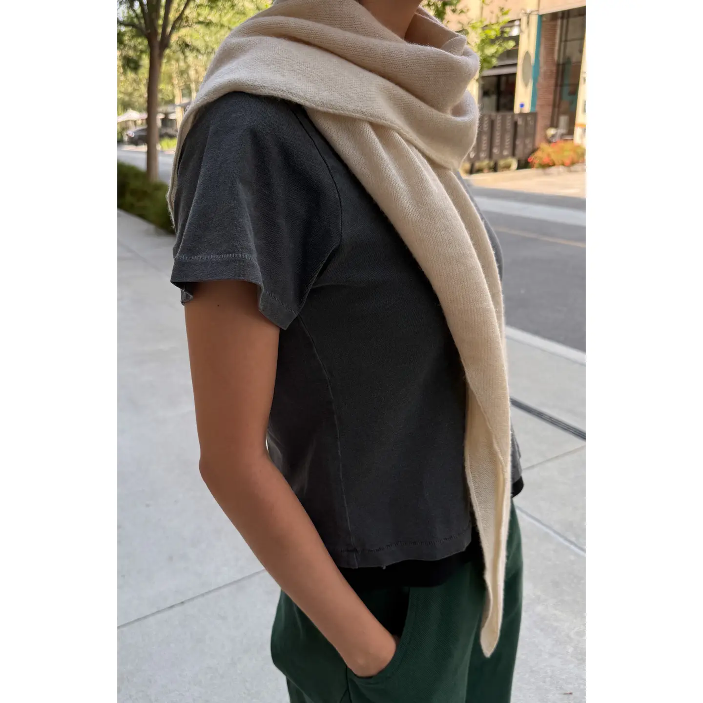Cashmere Shawl - Oatmeal
