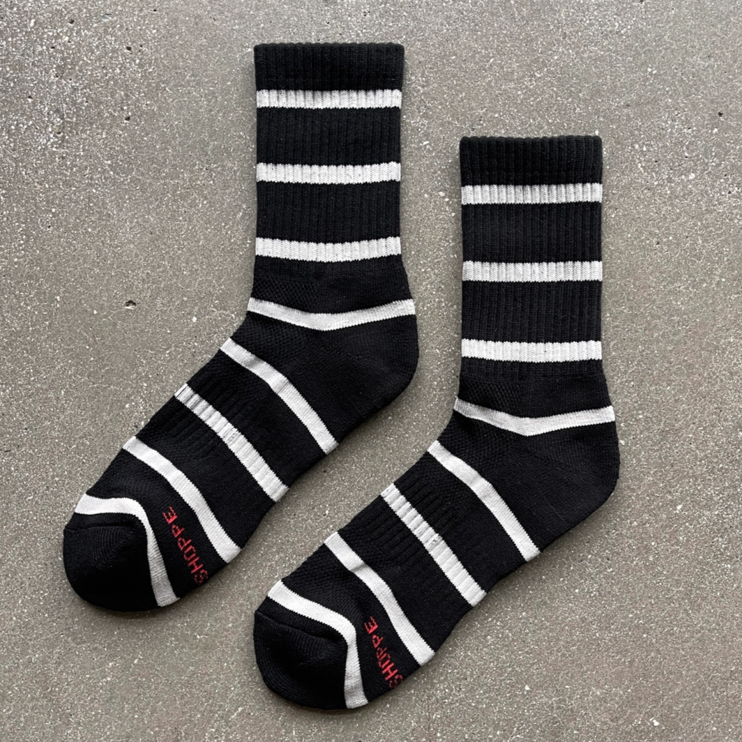 Le Bon Shoppe Striped Boyfriend Sock