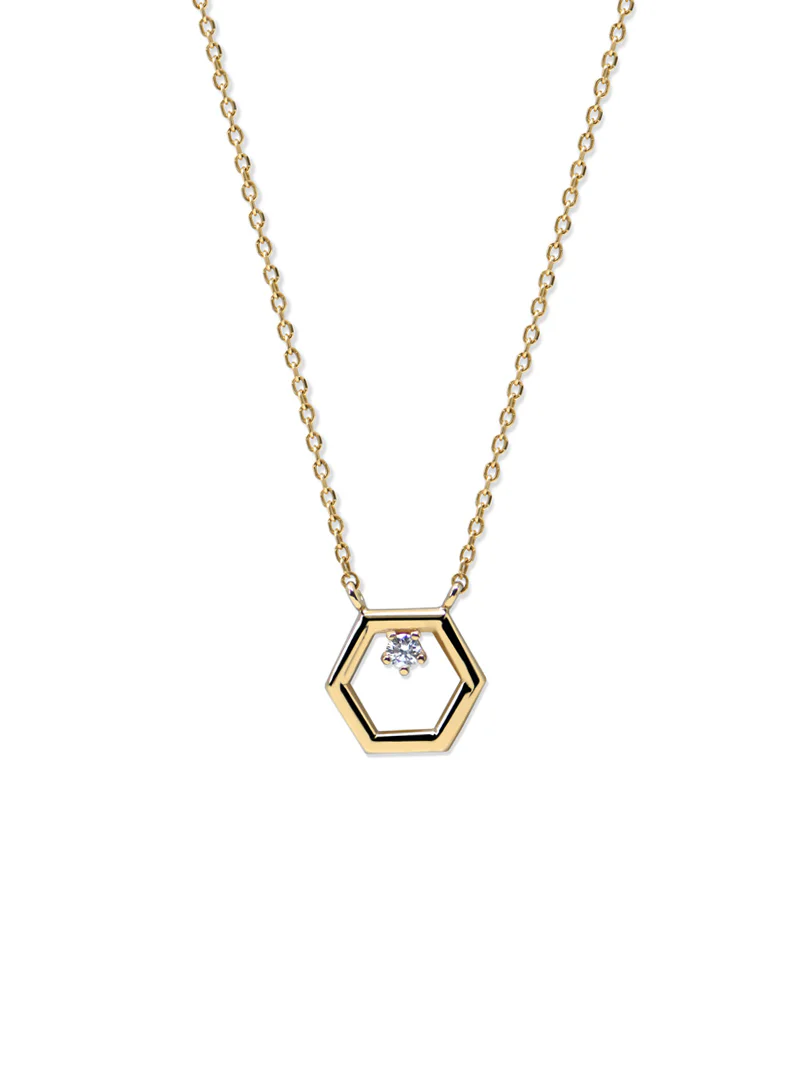 Jac+Jo Hexagon Pendant