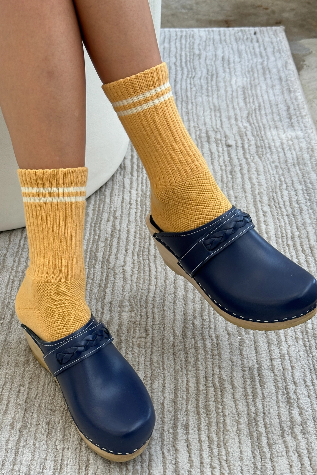 Boyfriend Socks - Butter