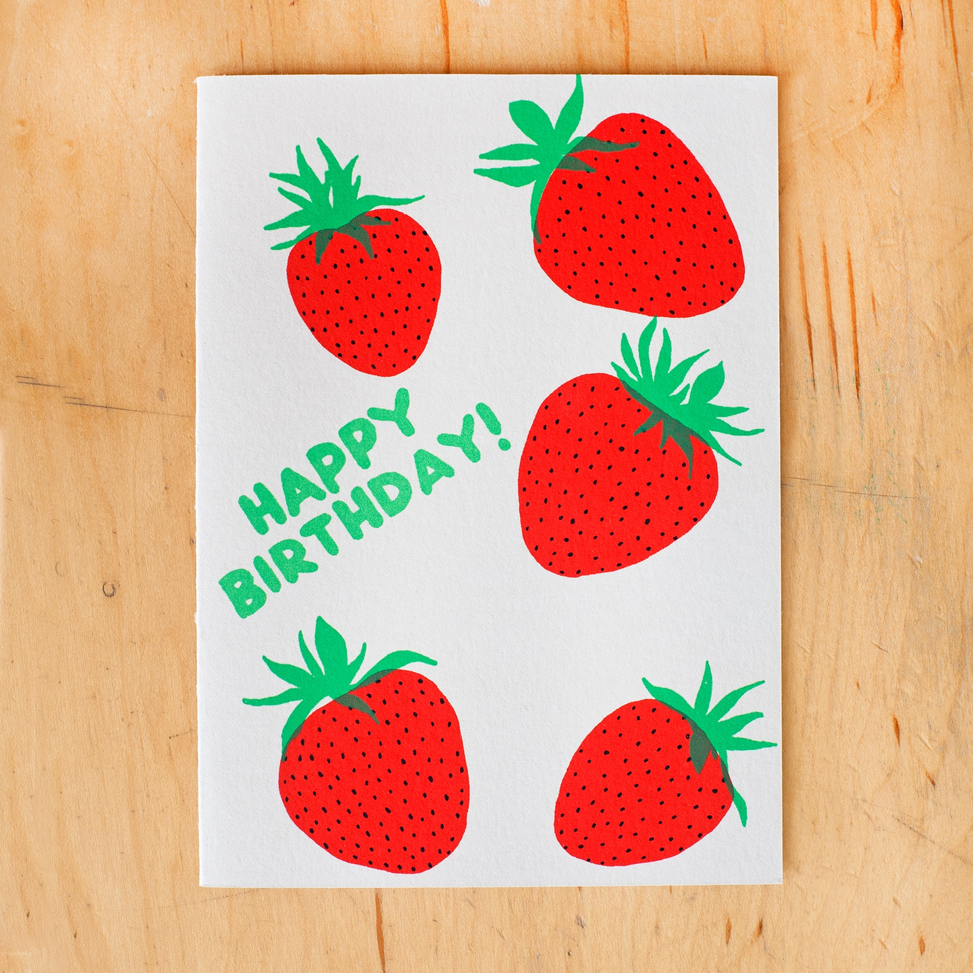 Birthday Berries Greeting Card