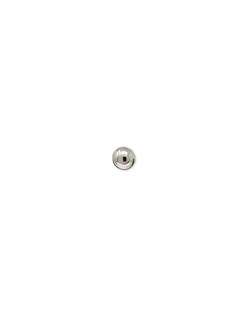 3mm Ball 14k White Gold Single Stud
