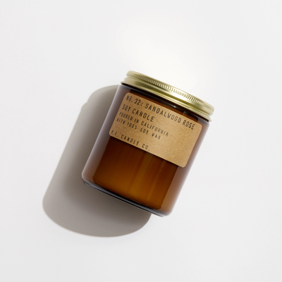 P.F. Candle Co. Soy Candle – Sandalwood Rose