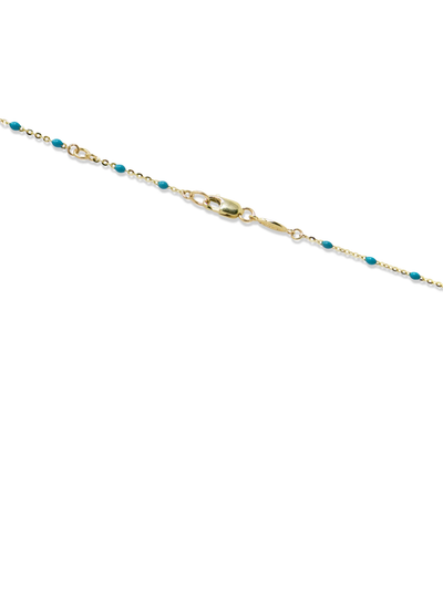 Bohème Beaded Enamel Chain Necklace