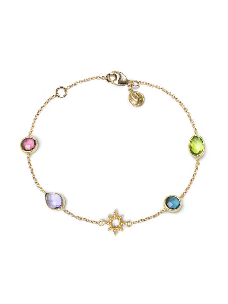 Aztec Multicolor Starburst Lifesaver Bracelet