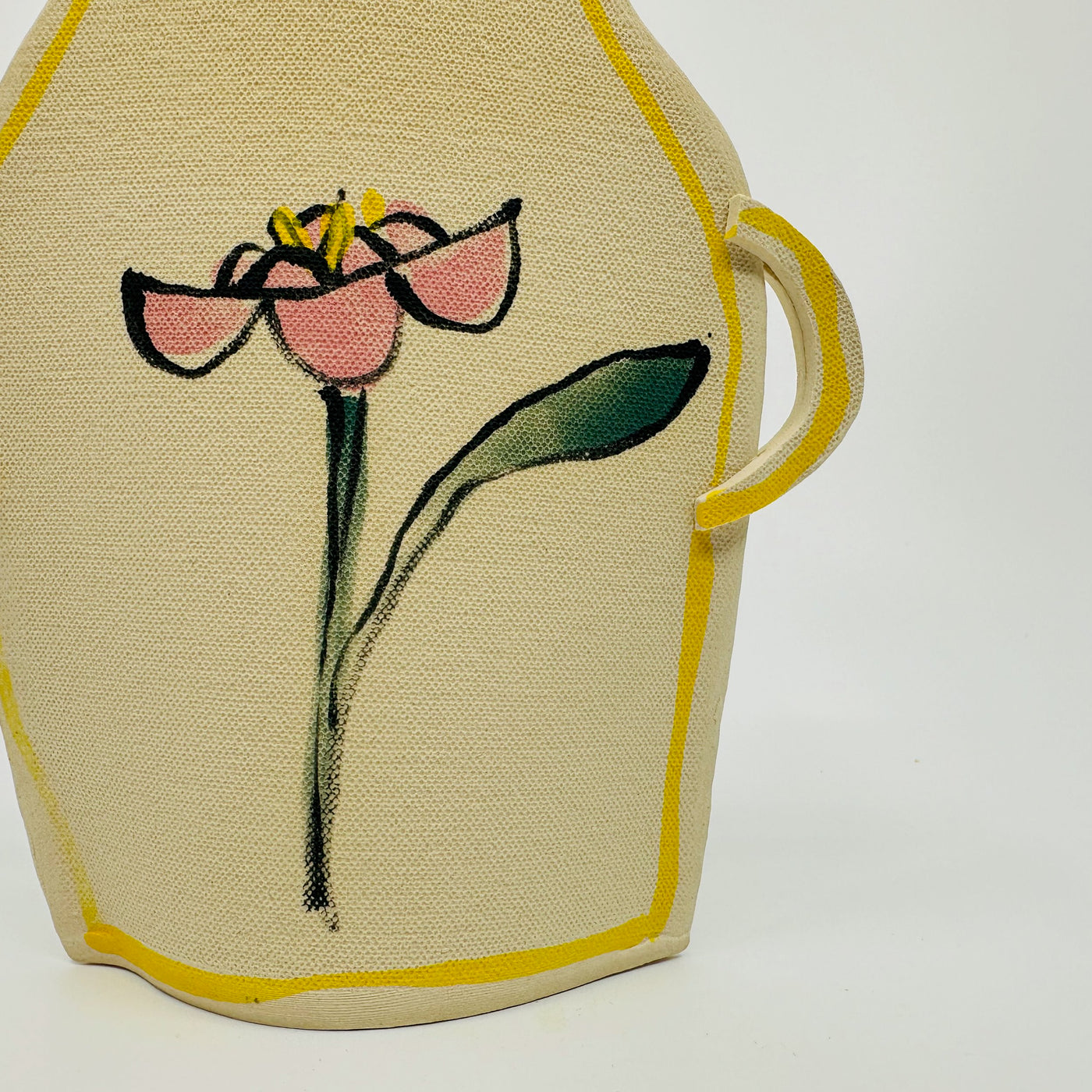 Upright Pink Flower Vase