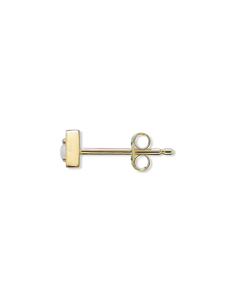 Cléo Triangle Opal Studs - Single