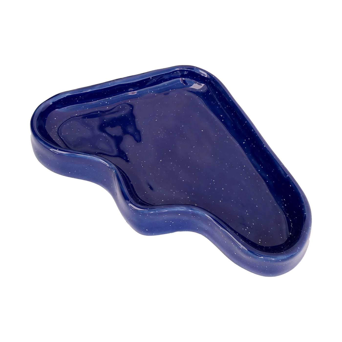 Ceramic Blue Wave Tray