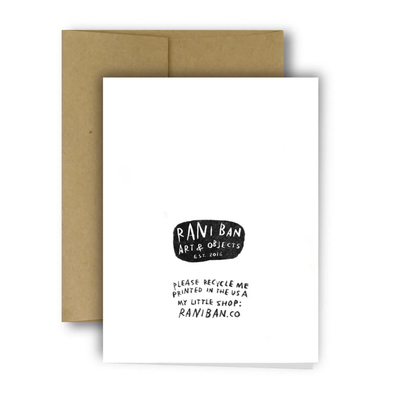 *Heart* This World Is Bullshit Greeting Card