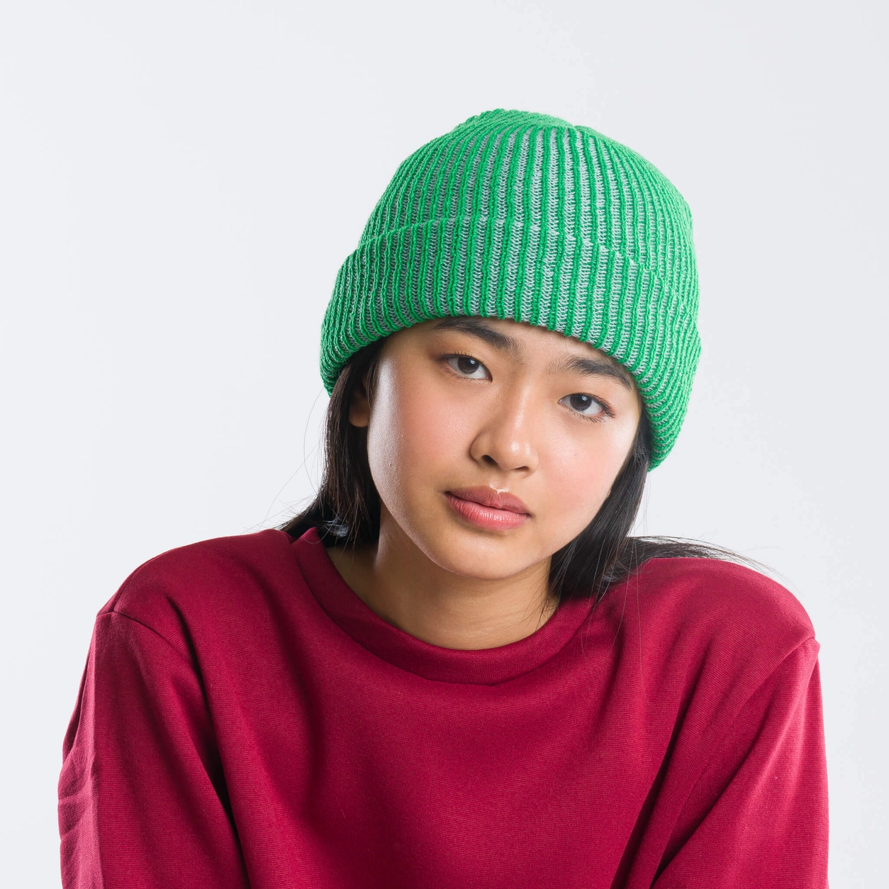 Verloop Simple Rib Knit Beanie - Kelly Stone Blue