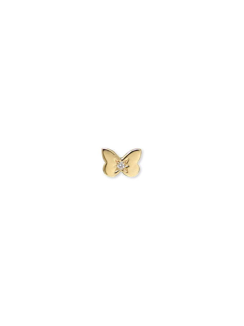 Amanda Mini Butterfly Studs - Single