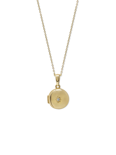 Aztec Mini Locket Necklace