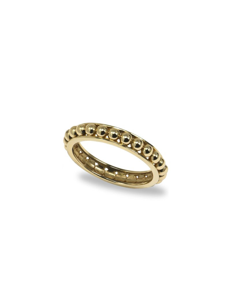 Strata Dotted Band Ring