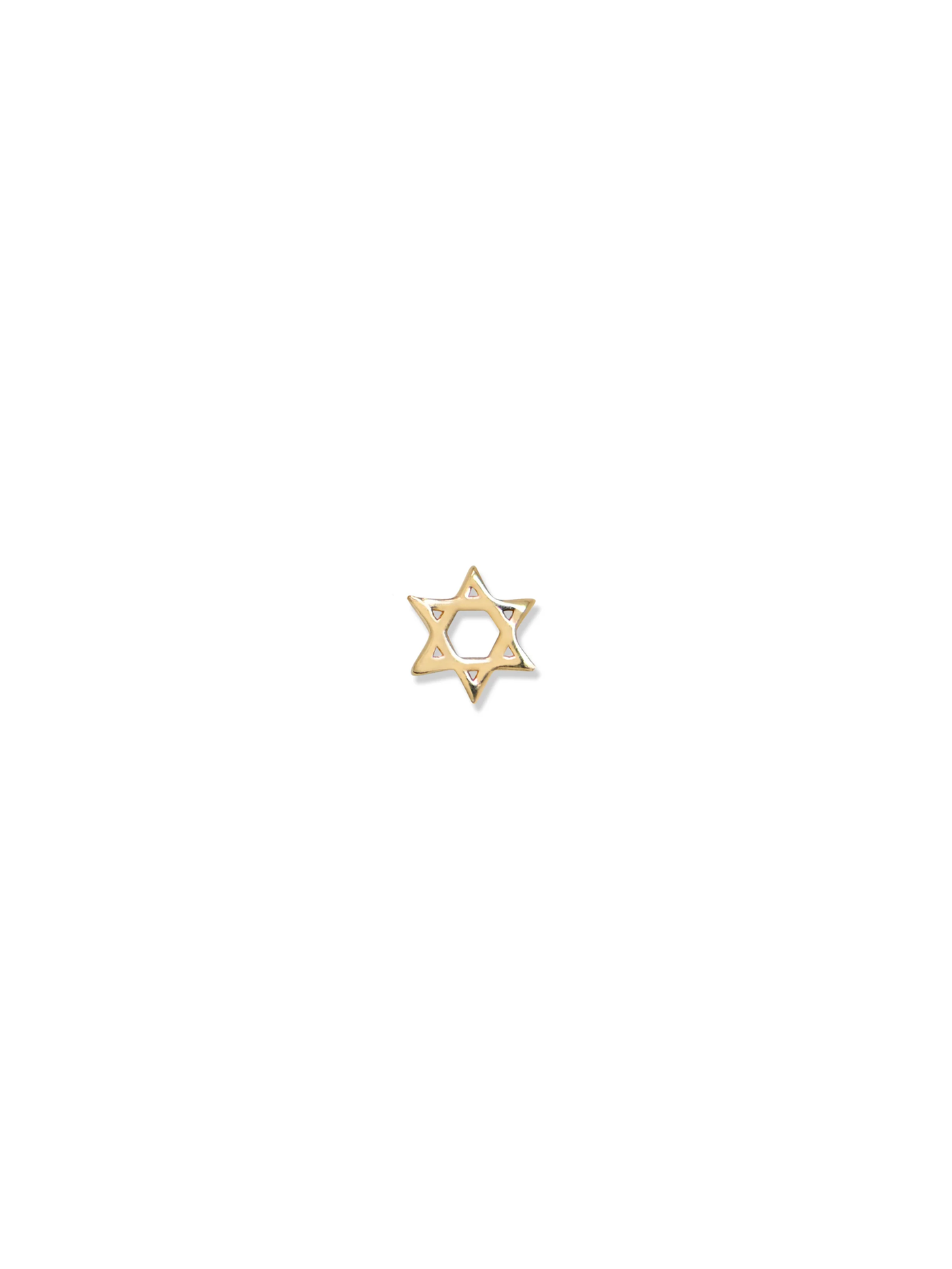 Mini Star of David Single Stud