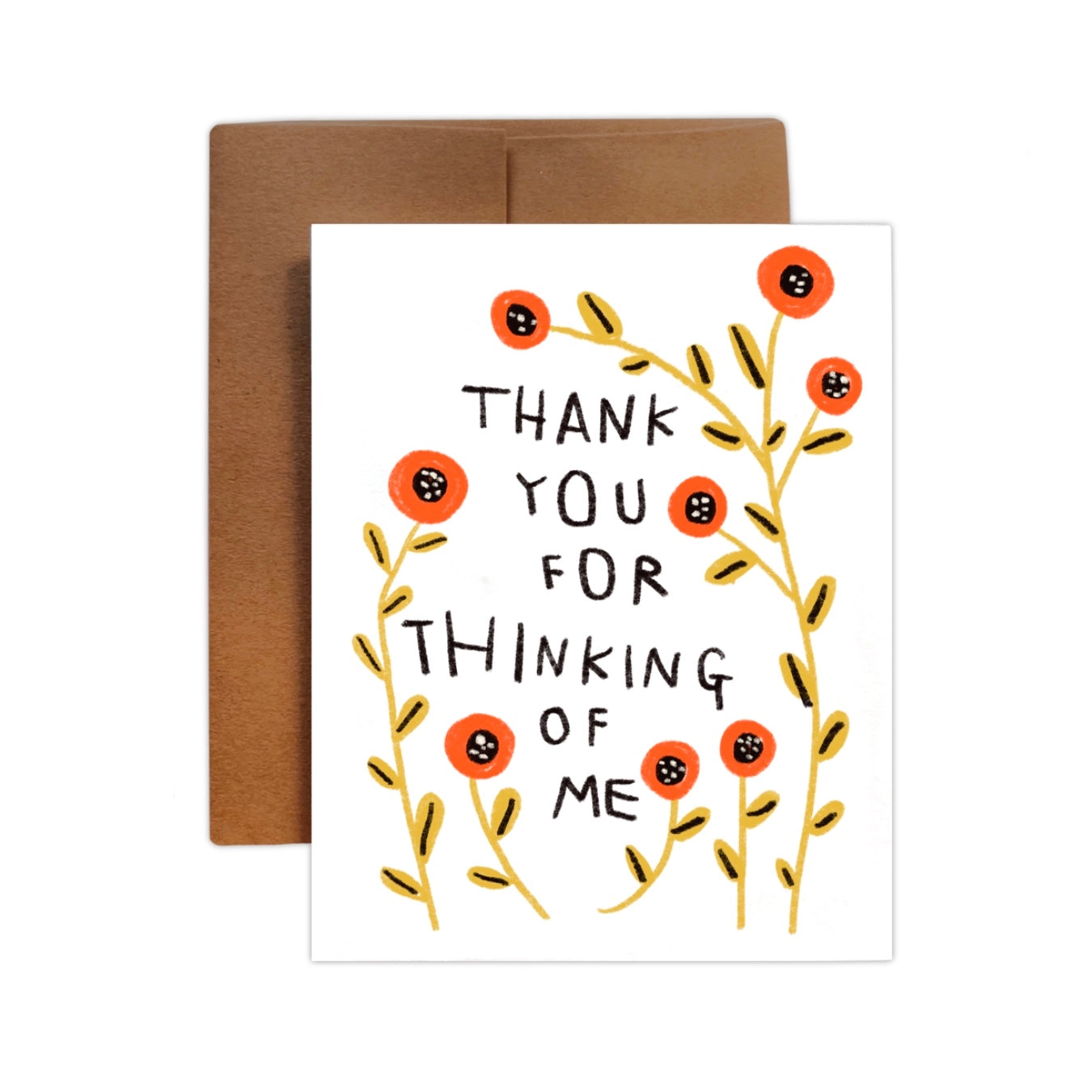 Thank You For Thinking of Me Greeting Card